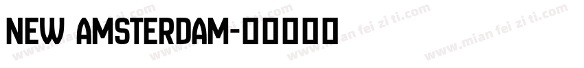 new amsterdam字体转换